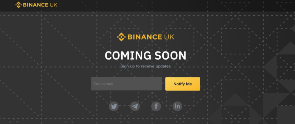 Binance UK coming soon