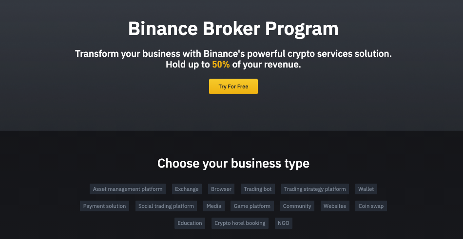 Binance Broker Program