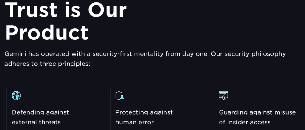 Gemini's Security Measures