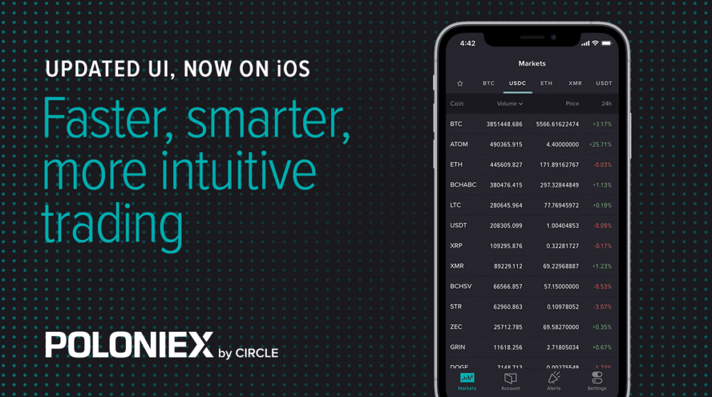 poloniex mobile app