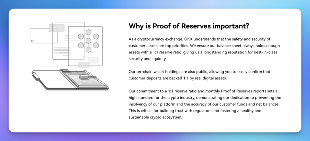 why okx proof of reserves is important
