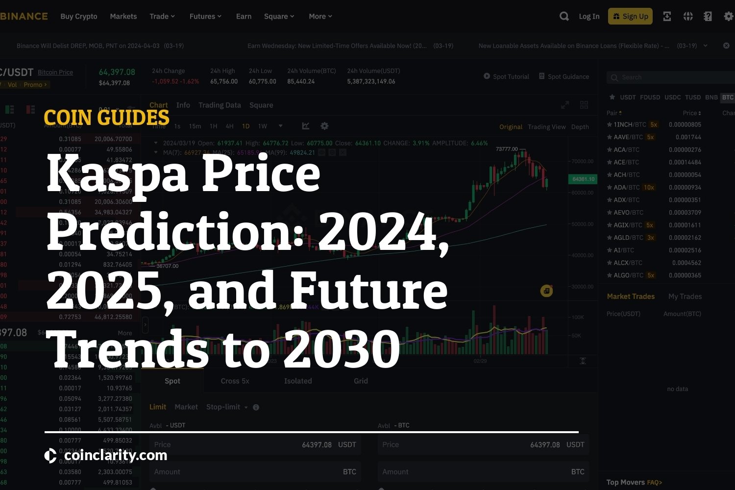 Kaspa Price Prediction 2024, 2025, And Future Trends To 2030 Coin